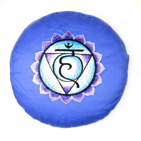 Just Be Chakra Meditations- und Yogakissen, rund von Just Be