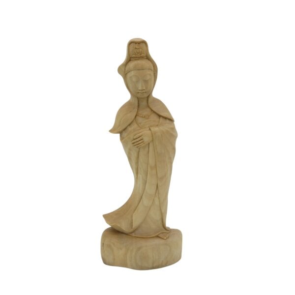 Just Be Quan Yin Holzfigur von Just Be