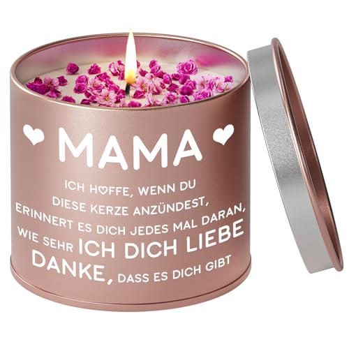 KAAYEE Muttertagsgeschenk für Mama Duftkerzen, 9oz Lavendel Duftkerzen für Mama Geschenke zum Muttertag Weihnachten, Geburtstagsgeschenk für Mutter von Tochter Sohn (Mama 1) von KAAYEE