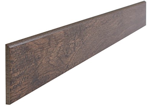 "Wood Teak" Sockel 7,2x60,8 cm, Feinsteinzeug in Holzoptik (Sockel) von KACHELMANN