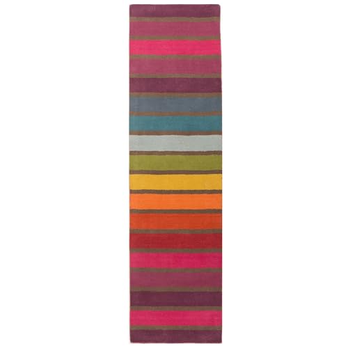 KADIMA DESIGN Premium Wollteppich in Multi-Farben, Kollektion Derwent Kate Größe: 60x300 cm von KADIMA DESIGN