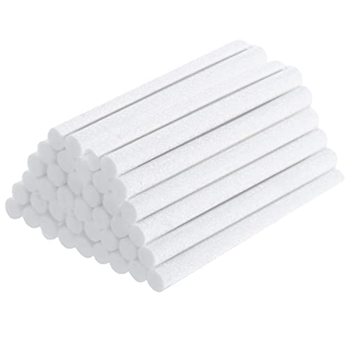 KAIAIWLUO Luftbefeuchter Sticks,50 Stück Baumwollfilter Sticks Nachfüllung Filter Ersatz Dochte für Tragbare Persönliche USB Mini Luftbefeuchter Zubehör 10 Inch von KAIAIWLUO