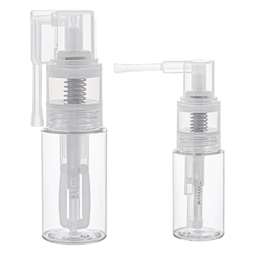 KALIONE 2 Stück 14ml + 35 ml Glitzer-Staubsprüher,Tragbar,Abnehmbarer Reise-Sprühflaschenbehälter,Transparente Bastel-Glitzer-Sprühflasche für Bastelkarten,Mehrzweck-Sprühflasche aus leerem Kunststoff von KALIONE