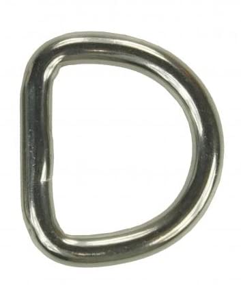 KAMERO Edelstahl V4A, D-Ring, Ring, rostfrei, V4A (10, 3x15mm) von KAMERO
