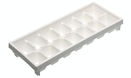 KitchenCraft Eiswürfelschale, leicht Lösbar, Kunststoff, Weiß, 32 cm x 12 cm von KitchenCraft