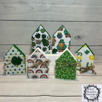 st. Patricks Day Mini Holzhaus Dekor/Patrick's Dekor/ von KCRusticDesignsCo