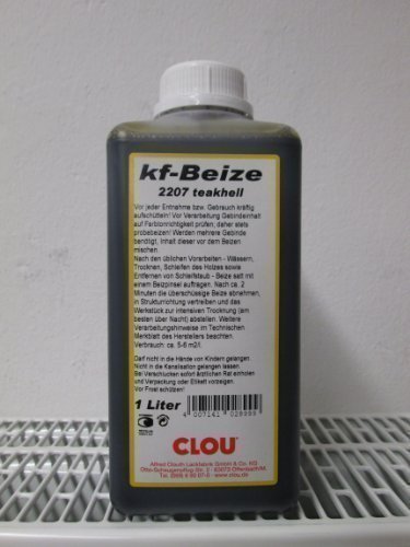 Clou kf - Beize - dunkelgrau 2257 - 1000 ml / 1 ltr. - Foto ist ein Beispiel von CLOU