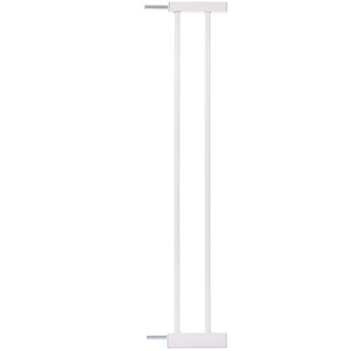 KIDIMAX Treppenschutzgitter Erweiterung (Verlängerung) 12 cm, steckbarer Gitter Aufsatz für Treppenschutz, weiß von KIDIMAX
