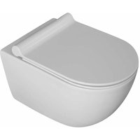 Gaia - Wand-WC mit WC-Sitz SoftClose, Rimless, Weiß 30115000 - Kielle von KIELLE
