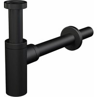 Siphons - Waschtischsiphon, Durchmesser 32 mm, rund, Metall, schwarz matt 30901014 - Kielle von KIELLE
