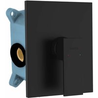 kielle Arkas I - Unterputzarmatur für 1 Verbraucher, mit Einbaukörper, schwarz matt 10211204 von KIELLE