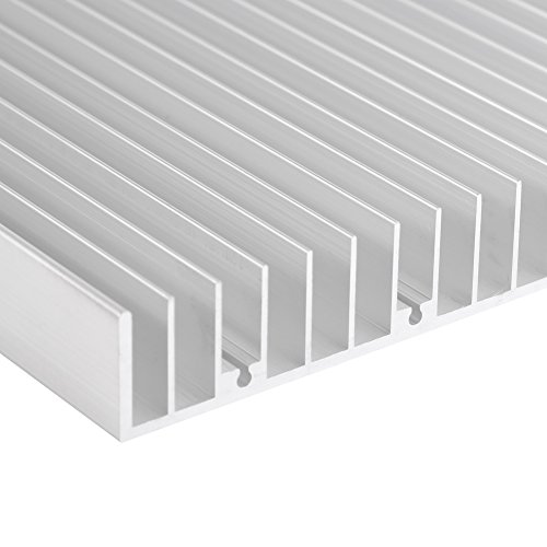 Großer Aluminium-Kühlkörper, Elektronische Komponente, 1 Stück, Aluminium-Kühlkörper, 300 X 140 X 20 Mm, Kühlkörper für Hochleistungs-LED-Licht, Aluminium-Kühlkörper, von KIMISS