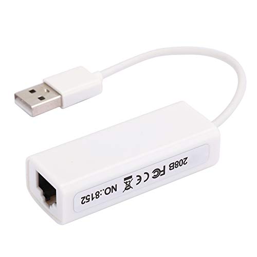 USB-Karte, USB2.0-Ethernet-Adapter RJ45, weiß, ABS, RTL8152B-Chip, Elektronik, Computer, Zubehör, Netzwerkprodukte, Adapter, Adapter, Computer Extern für Win7 Win8 Tablet PC von KIMISS