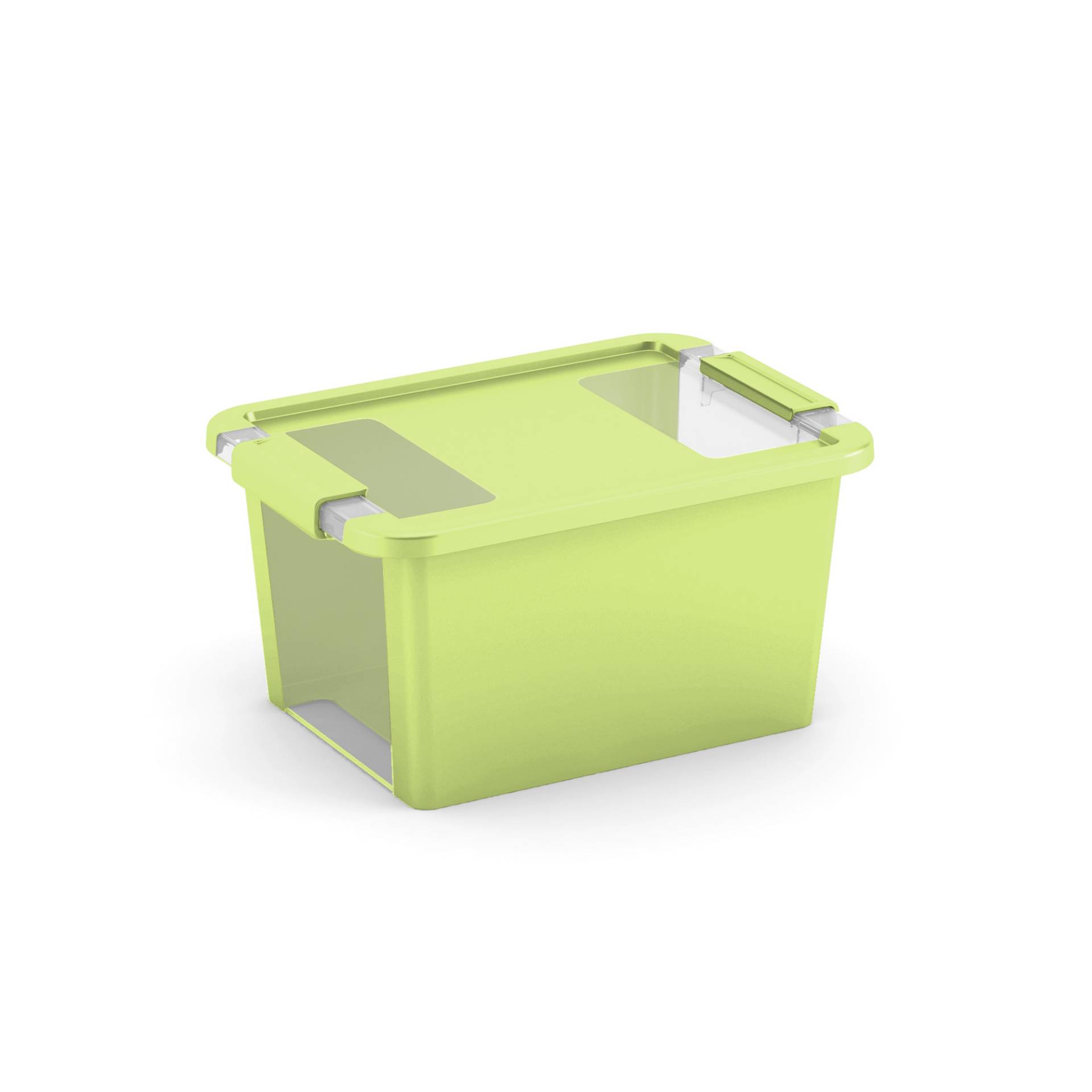 KIS Aufbewahrungsbox 'BI Box S' hellgrün / transparent 11 l 36,5 x 26 x 19 cm von Kis