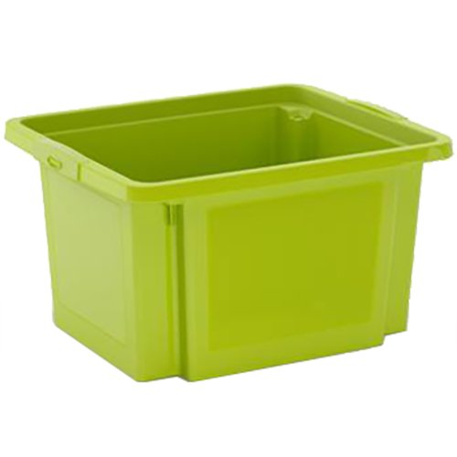 KIS Aufbewahrungsbox H Box 23 Liter in grün, Plastik, 42x35x23 cm von KIS