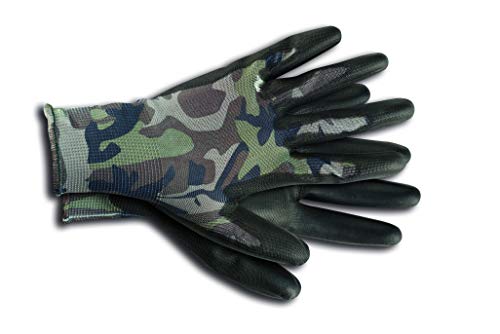 KIXX Nylon/Polyurethan Handschuh Camouflage, Grün, 10 von KIXX