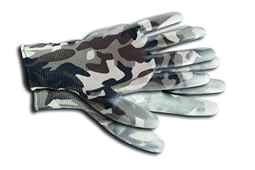 KIXX Nylon/Polyurethan Handschuh Camouflage, Weiß, 9 von KIXX