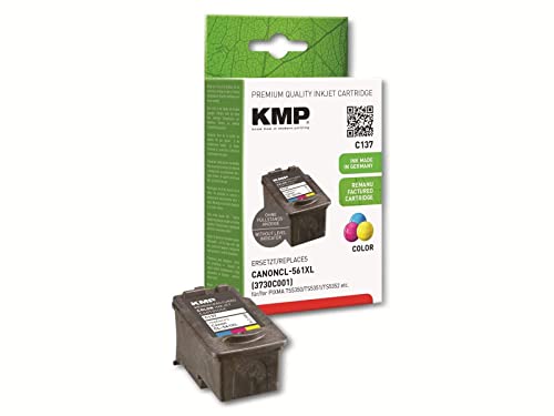 KMP Tinte ersetzt Canon CL561XL (3730C001) Kompatibel einzeln Cyan, Magenta, Gelb C137 1581,4030 von KMP know how in modern printing