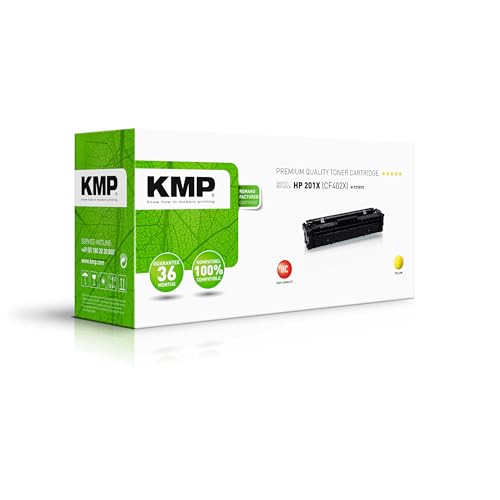KMP Toner für HP 201X Yellow (CF402X) von KMP know how in modern printing