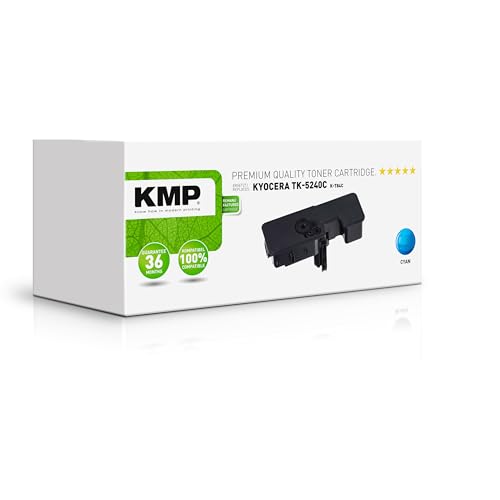 KMP Toner für Kyocera TK5240C Cyan (1T02R7CNL0) von KMP know how in modern printing