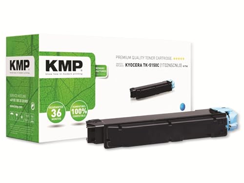 KMP Toner ersetzt Kyocera TK-5150C Kompatibel Cyan 10000 Seiten K-T74C von KMP know how in modern printing