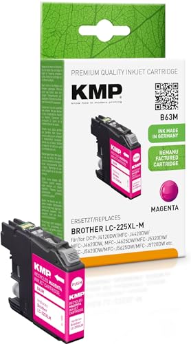 KMP Tintenpatrone ersetzt Brother LC225XLM Kompatibel einzeln Magenta B63M 1530,4006 von KMP know how in modern printing