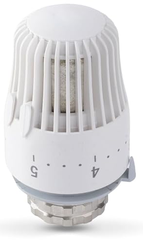Thermostat Thermostatkopf Mini M30 x 1,5 Sollwertbereich: 7°C - 28°C Heizkörper Ventil von KNM TRADE