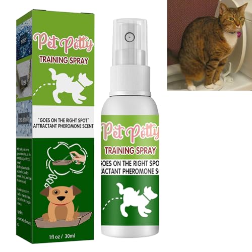 KOAHDE Töpfchen Trainingsspray,Hunde Lockstoff Spray Töpfchen Trainingshilfe,Welpen und Hunden Töpfchentraining,Spray für Töpfchentrainings Hunden für den Innen- und Außenbereich,Potty Training Spray von KOAHDE