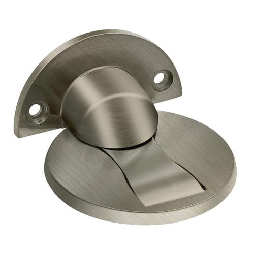 KOLAKO Magnetischer Türstopper, Türstopper für Boden, selbstklebend, unsichtbar, magnetischer Türstopper, gebürsteter Stahl, für drinnen und draußen, Magnet-Türhalter, Bronze, Metall, magnetischer von KOLAKO