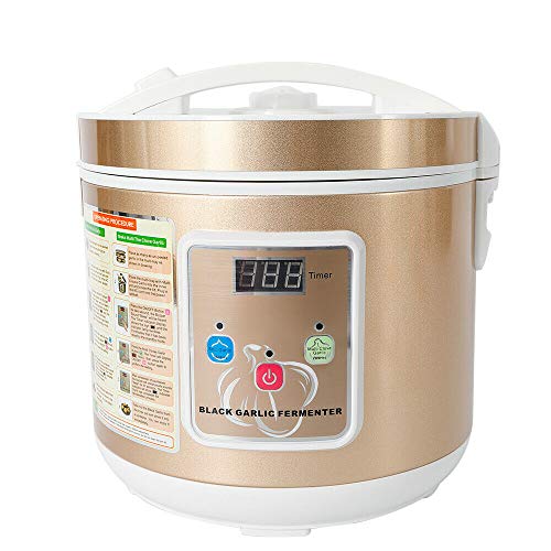 KOLHGNSE Schwarzer Knoblauch Fermenter, Automatic 360-Grad-Stereo-Konstantheizung Schwarzer Knoblauch Maschine 5L 12-15Tage Black Garlic Gären Zymolysis von KOLHGNSE