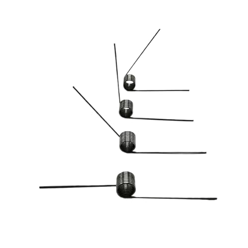 V-Spring, 0,8 Drahtdurchmesser Torsion kleiner Torsionsfeder, Haarnadelfeder, 180/120/90/60 Grad Torsions-Torsionsfeder, 10pcs, 3 Runden 180 Grad, 0,8mm, 5,0mm von KONGNY