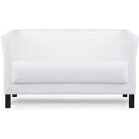 Especto Modernes Sofa 2 Sitzer, aus Kunstleder, weiß - Konsimo von KONSIMO