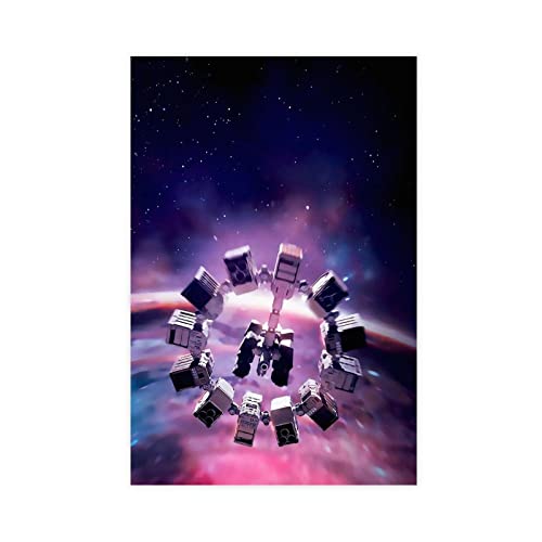 KOURT Interstellar Filmposter 2 Leinwandposter Wandkunst Dekor Druck Bild Gemälde für Wohnzimmer Schlafzimmer Dekoration Rahmen: 60 x 90 cm von KOURT