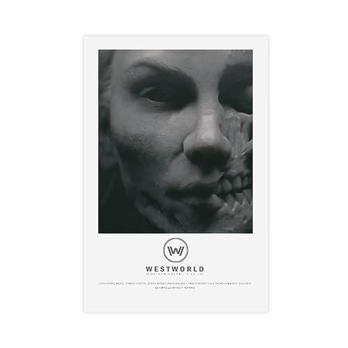 KOURT Westworld Alternatives minimalistisches Filmposter, Leinwand-Poster, Wandkunst, Dekordruck, Bild, Gemälde für Wohnzimmer, Schlafzimmer, Dekoration, ungerahmt: 30 x 45 cm von KOURT