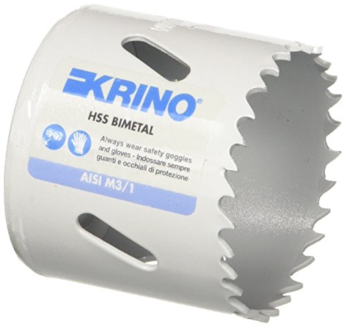 Krino 2106005000 Metall Lochsägen HSS A Zahnung variabel, grau, 50 mm von KRINO