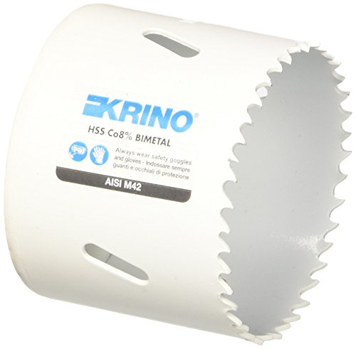 Krino 2109006800 Lochsägen M42 A Zahnung variabel, weiß, 68 mm von KRINO