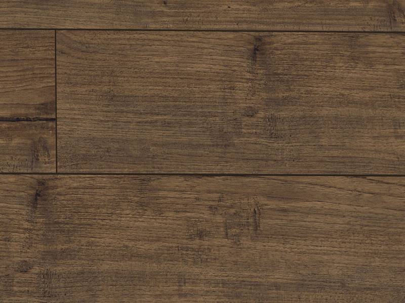 KRONOTEX Laminat Nostalgie Teak D4170 Exquisit Landhausdiele - 8 mm stark, 138x19,3 cm, Klick-System, BK 32, vierseitige V-Fuge von KRONOTEX