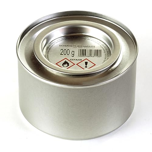 KS-Direkt Sicherheitsbrennpaste 200g/Dose Chafing Dish Brennpaste für Warmhaltebehälter (10) von KS-Direkt