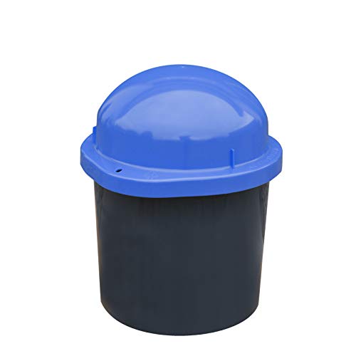 KUEFA DUO Mini - Wetterfester Mülleimer/Aufbewahrungsbehälter/Sammeltonne (Blau) von KUEFA