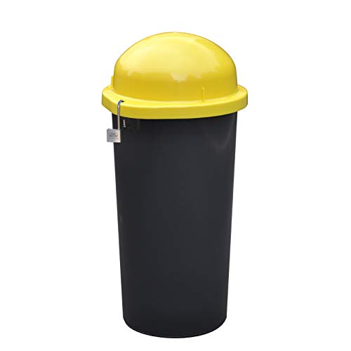 KUEFA Mülleimer/Gelber Sack Ständer - abschließbar (Gelb) von KUEFA