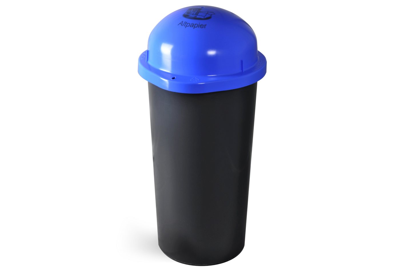 KUEFA Müllsackständer KUEFA HD LA 60L Müllsackständer mit Laserbeschriftung, Motive: Gelber Sack, Restmüll, Altpapier, Bioabfall, Pfandflaschen von KUEFA