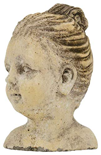 KUHEIGA Frauenbüste - Zement - antikgrau - versch. Ausführungen Büste Skulptur Kopf von KUHEIGA