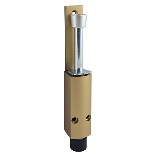 KWS 122204 Türfeststeller | Türstopper | Hub 60 mm | Aluminium gold | 1 Stück von KWS
