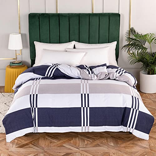 KYKHT Bettwäsche Bettbezug 150 x 200 cm - Bettbezug mit Blumenmuster, Bettbezug-Set mit Reißverschluss für Doppelbettbezüge von KYKHT