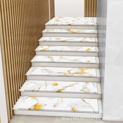 KYMMPL Luxuriöser weicher Mikrofaser-Teppich, rutschfest, 75 x 24 + 3 cm, für den Innenbereich, für Treppenstufen, Treppenstufen, Matten für Kinder und ältere Menschen, waschbare Matten/Teppiche (Stil von KYMMPL