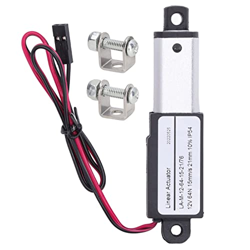 Kadimendium Elektrischer Mikro-Linearantrieb Aluminium ABS Gleichstromversorgung Mini-Linearantrieb Elektrischer Antrieb f¨¹r Landwirtschaftliche Maschinen 12V(21 mm 0,8 Zoll) von Kadimendium