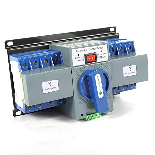 4P 63A Automatischer Umschalter Dual Netzteil Transferschalter Transfer Switch CB-Level AC-33iB von Kaibrite