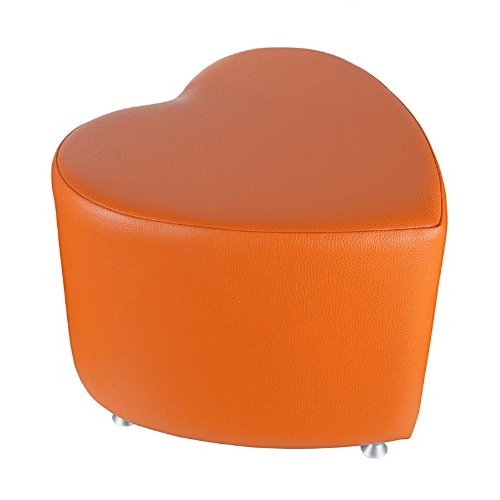 Kaikoon Sitzhocker - Sitzwürfel Herzform Orange von Kaikoon