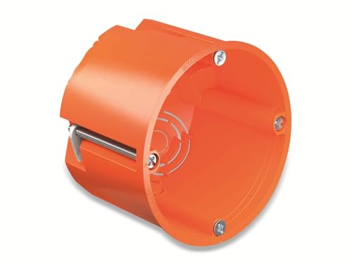 Kaiser 9064-02 O-range Hohlwand Schalterdose Ø 68 mm tief, Orange, 68x62mm, 10 Stück von Kaiser