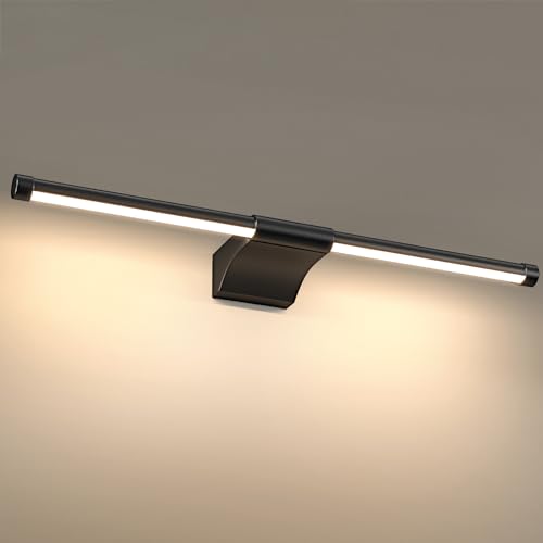 Kaitenv LED Spiegelleuchte mit Drehbare Abnehmbare Leuchtröhre, Badezimmer Lampe 60cm 12W 660LM Neutralweiß 4000k Wasserdicht 85-265V, Wandleuchte Spiegellampe von Kaitenv